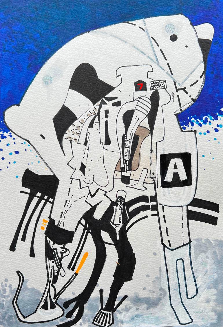 Autonomous Reconnaissance Probe - CWISEP J193518.59-154620.3 b. Original Drawing by jim harris