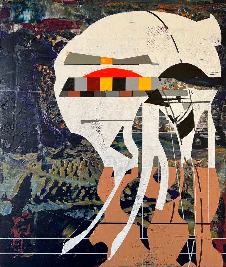 Physic Projection Outpost - Hinterer Wolfsberg. Original Painting by Jim Harris