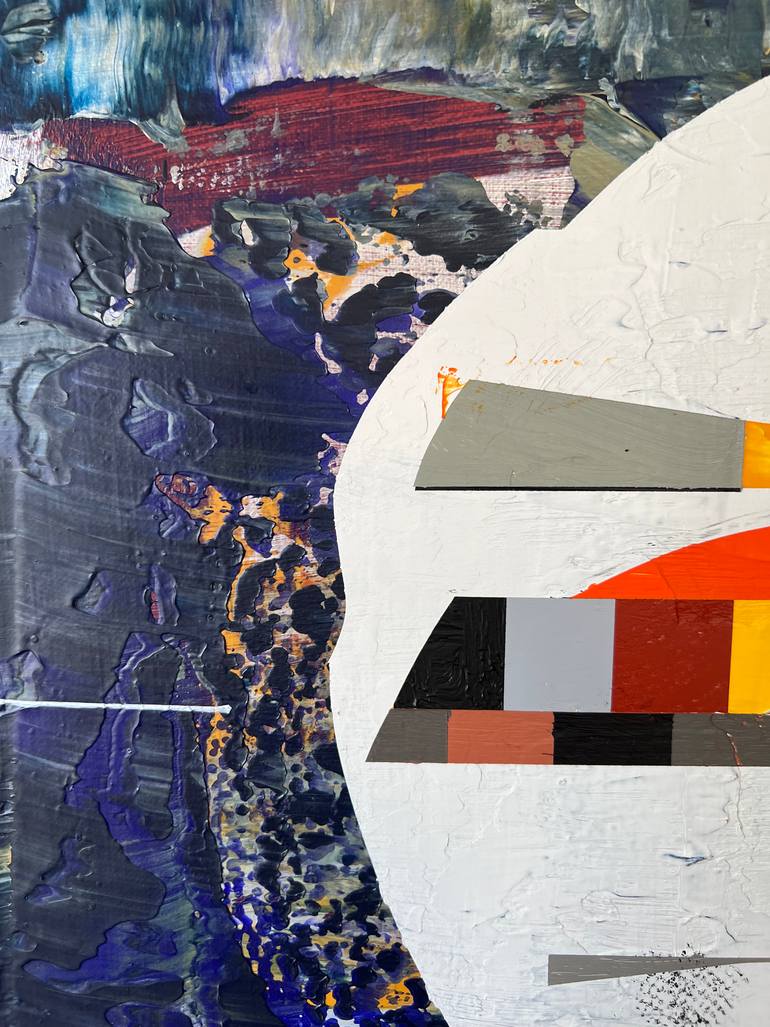 Original Abstract Architecture Painting by Jim Harris