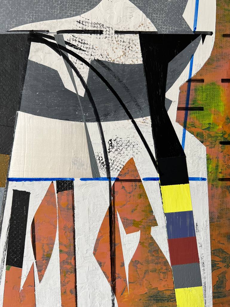 Original Abstract Architecture Painting by Jim Harris