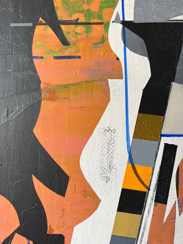 Original Abstract Architecture Painting by Jim Harris
