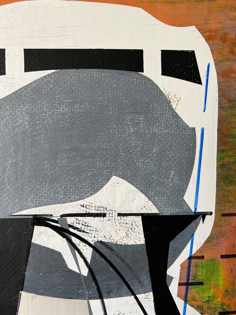 Original Abstract Architecture Painting by Jim Harris