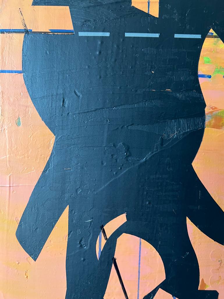 Original Abstract Architecture Painting by Jim Harris