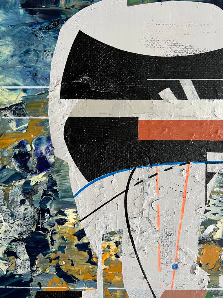 Original Abstract Architecture Painting by Jim Harris