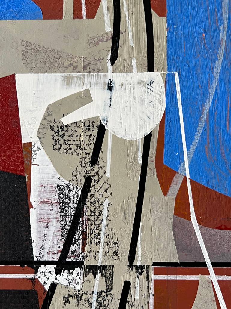 Original Abstract Architecture Painting by Jim Harris