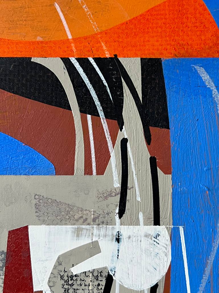 Original Abstract Architecture Painting by Jim Harris