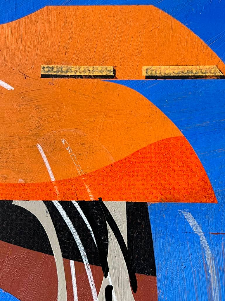 Original Abstract Architecture Painting by Jim Harris