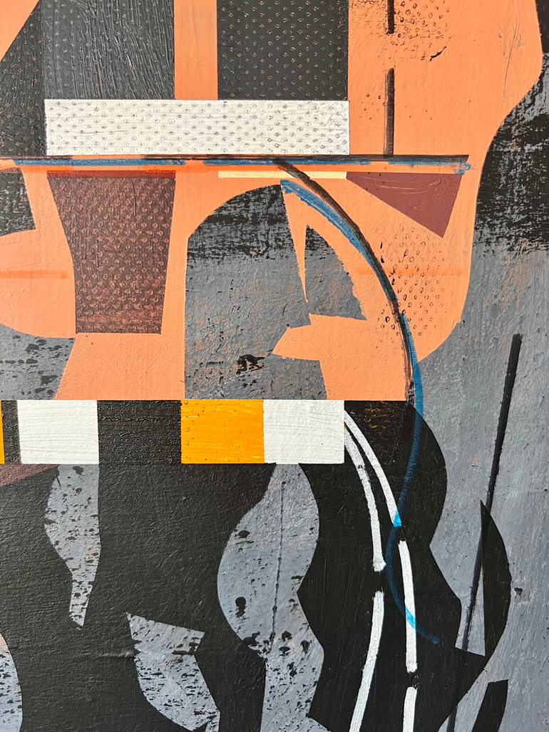 Original Abstract Architecture Painting by Jim Harris