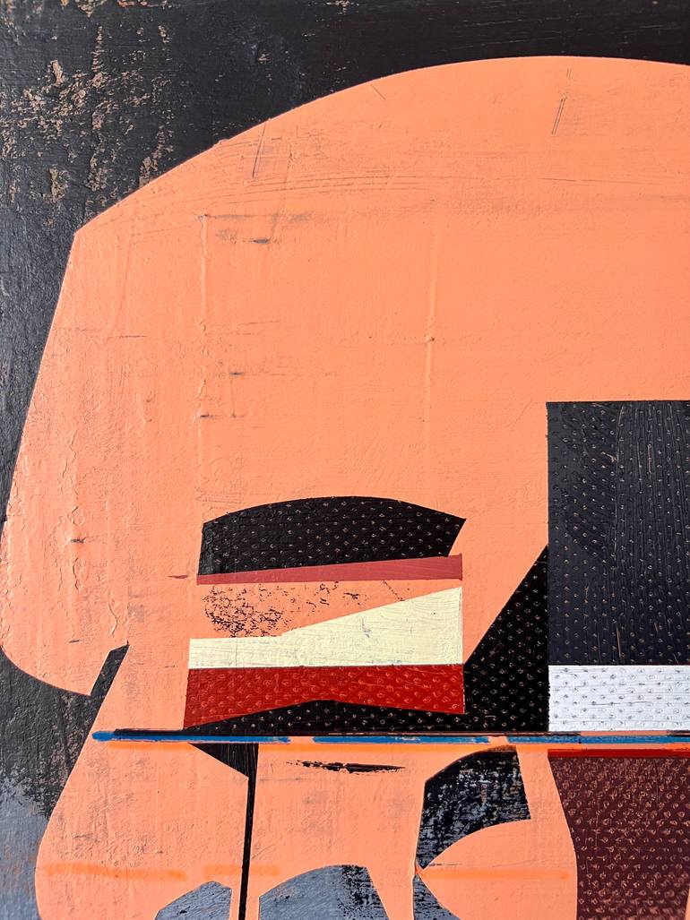 Original Abstract Architecture Painting by Jim Harris