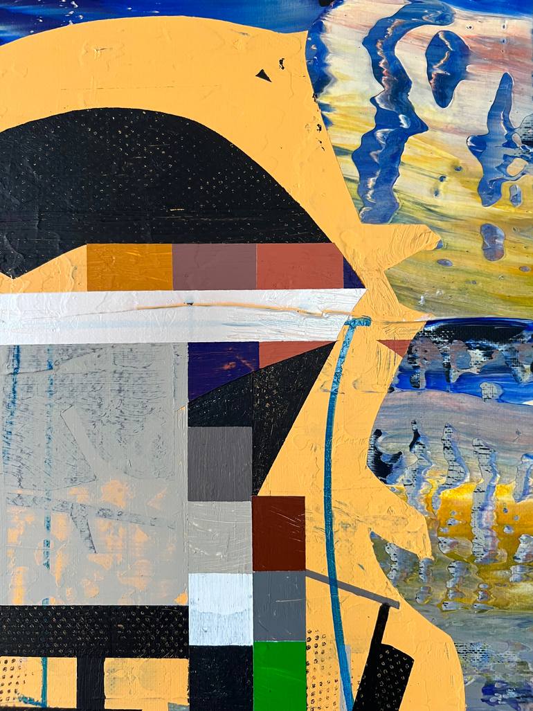 Original Abstract Architecture Painting by Jim Harris