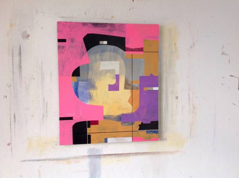 Original Abstract Expressionism Abstract Painting by Jim Harris