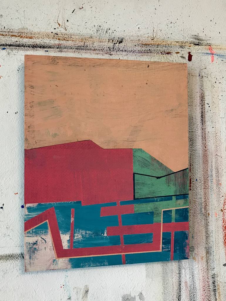 Original Abstract Expressionism Abstract Painting by Jim Harris