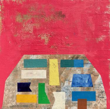 Original Abstract Expressionism Geometric Paintings by Jim Harris
