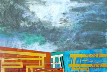 Original Abstract Expressionism Landscape Paintings by Jim Harris