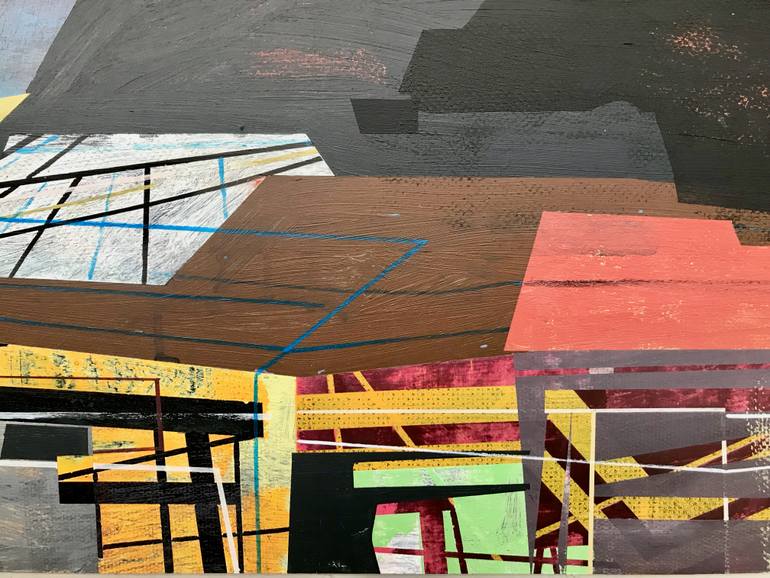 Original Abstract Expressionism Abstract Painting by Jim Harris