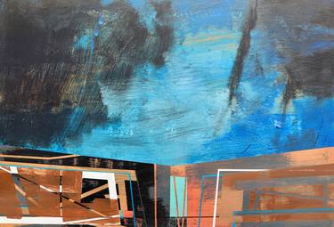 Original Abstract Expressionism Landscape Paintings by Jim Harris