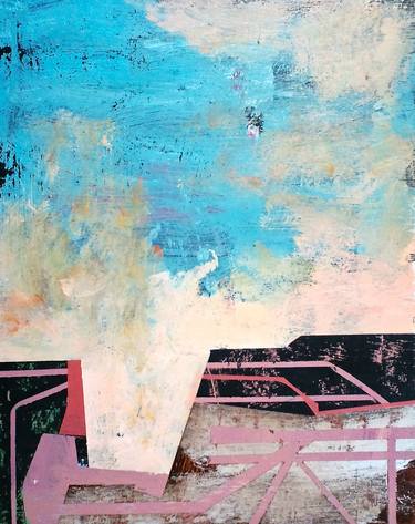 Print of Abstract Expressionism Landscape Paintings by Jim Harris