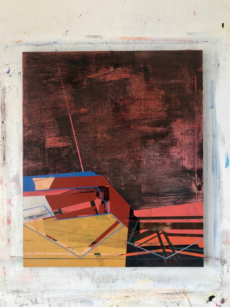 Original Abstract Expressionism Abstract Painting by Jim Harris