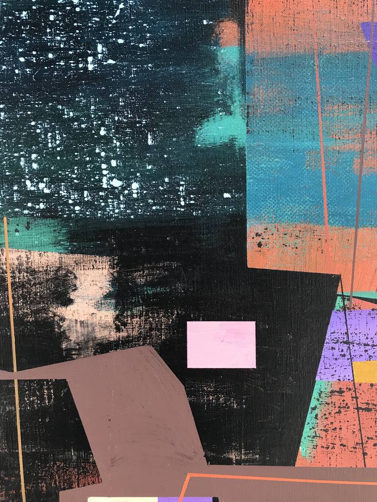 Original Abstract Expressionism Abstract Painting by Jim Harris