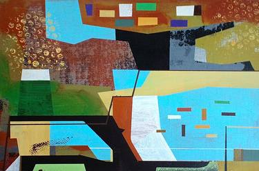 Original Abstract Expressionism Abstract Paintings by Jim Harris