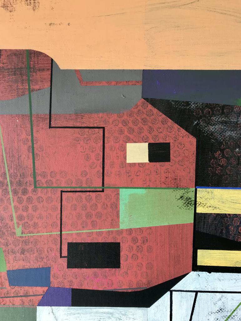 Original Abstract Expressionism Abstract Painting by Jim Harris