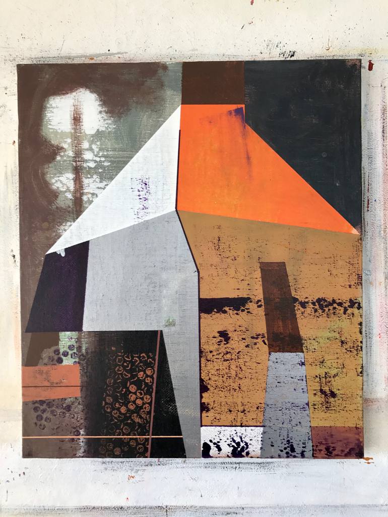 Original Abstract Expressionism Abstract Painting by Jim Harris