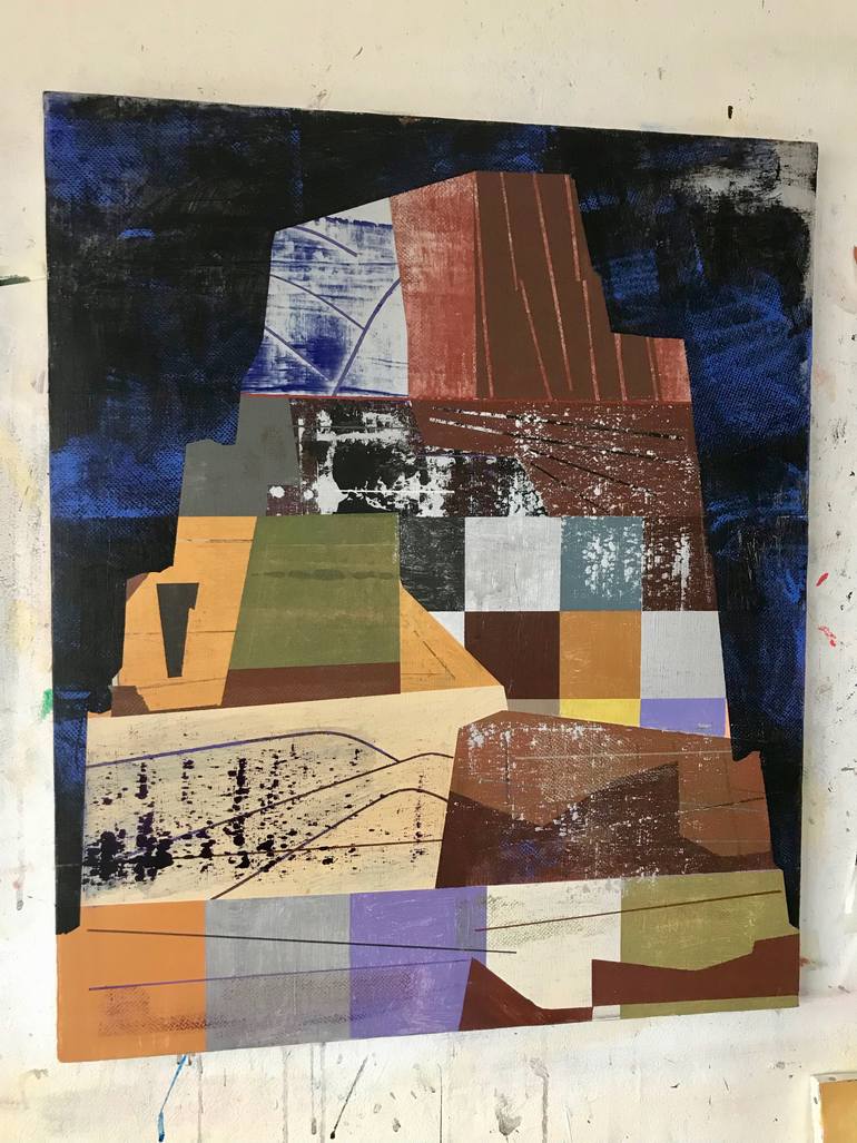 Original Abstract Expressionism Abstract Painting by Jim Harris