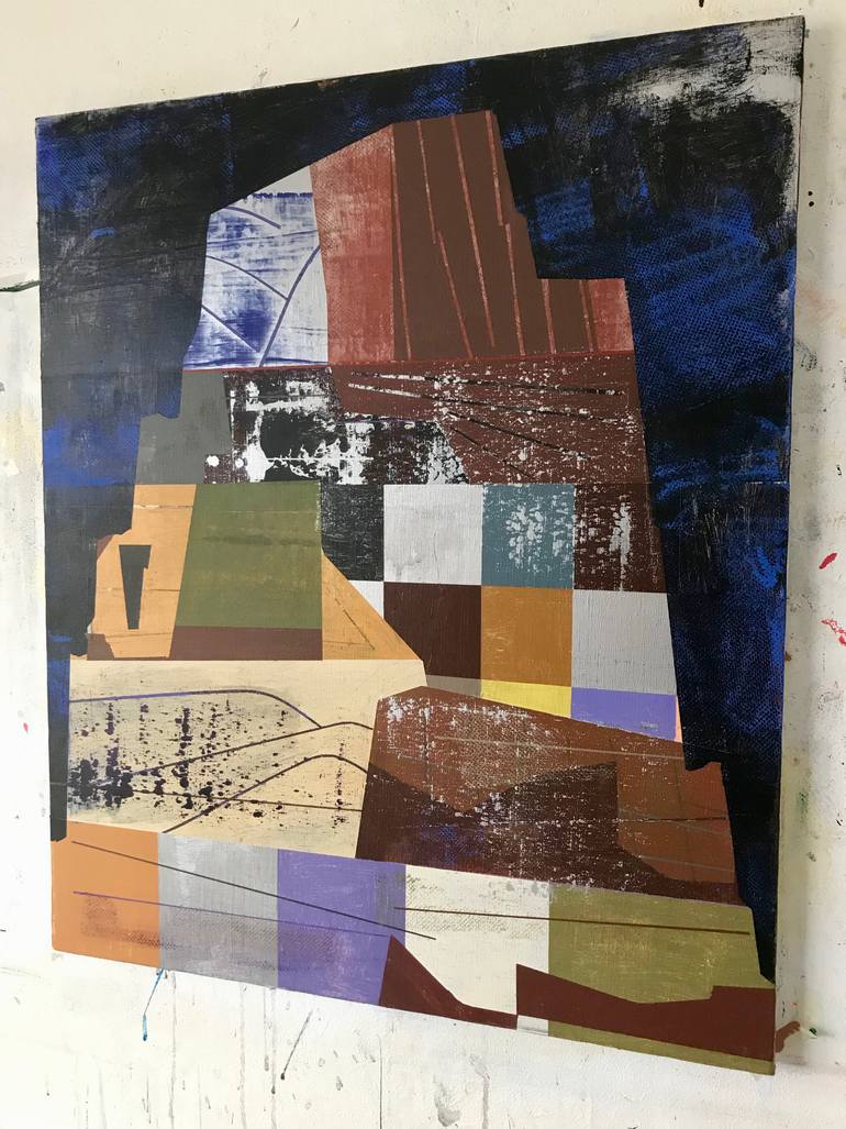 Original Abstract Expressionism Abstract Painting by Jim Harris