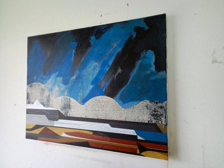 Original Abstract Expressionism Abstract Painting by Jim Harris