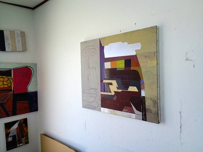 Original Abstract Expressionism Abstract Painting by Jim Harris