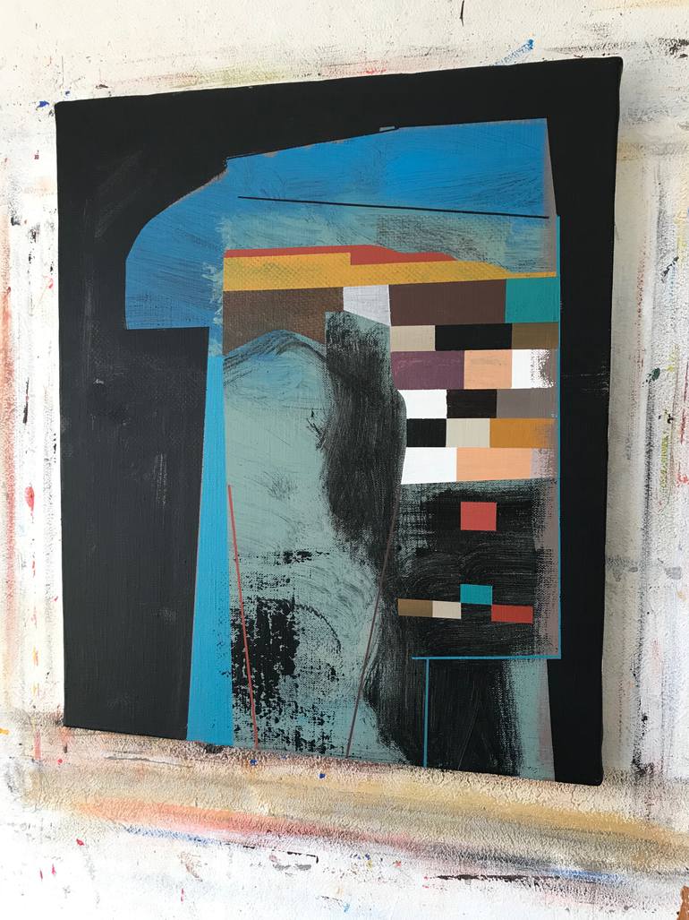 Original Abstract Expressionism Abstract Painting by Jim Harris