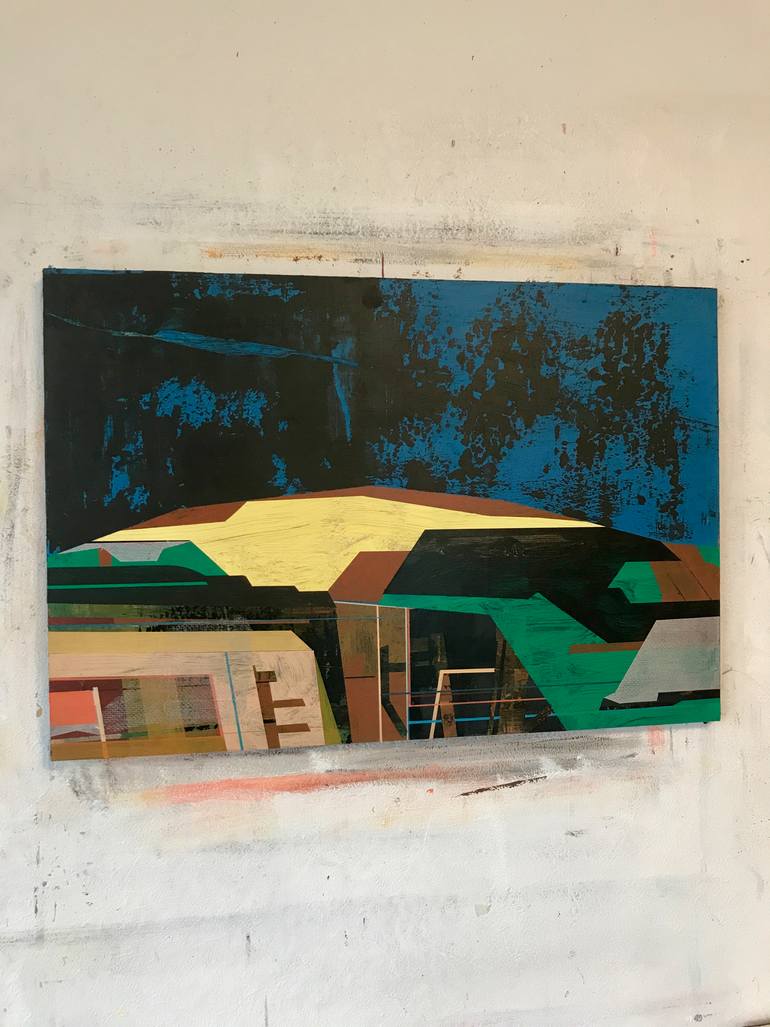Original Abstract Expressionism Abstract Painting by Jim Harris