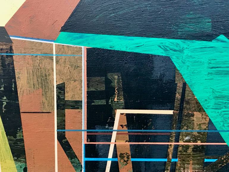 Original Abstract Expressionism Abstract Painting by Jim Harris