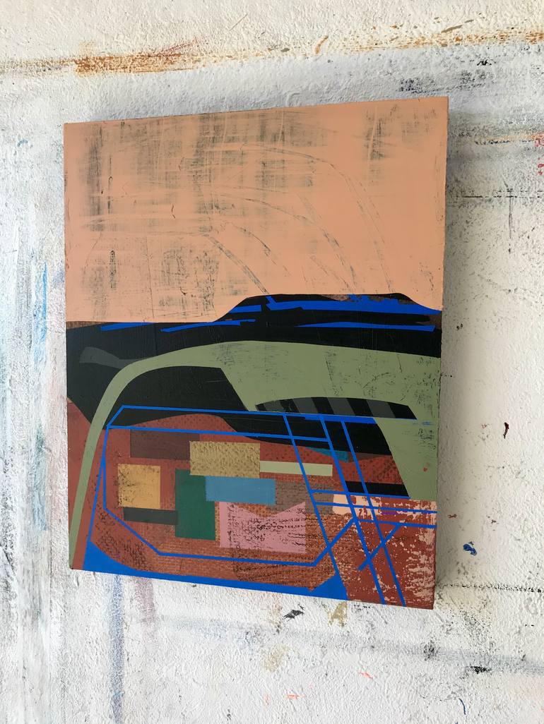 Original Abstract Expressionism Abstract Painting by Jim Harris