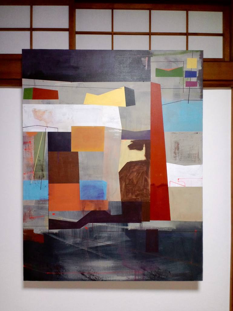 Original Abstract Expressionism Abstract Painting by Jim Harris