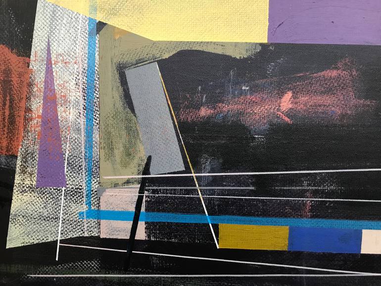 Original Abstract Expressionism Abstract Painting by Jim Harris