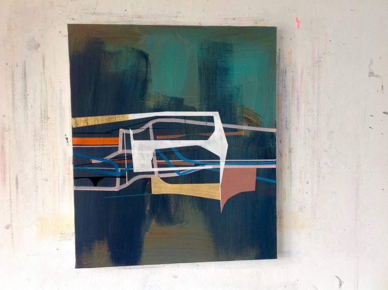 Original Abstract Expressionism Abstract Painting by Jim Harris