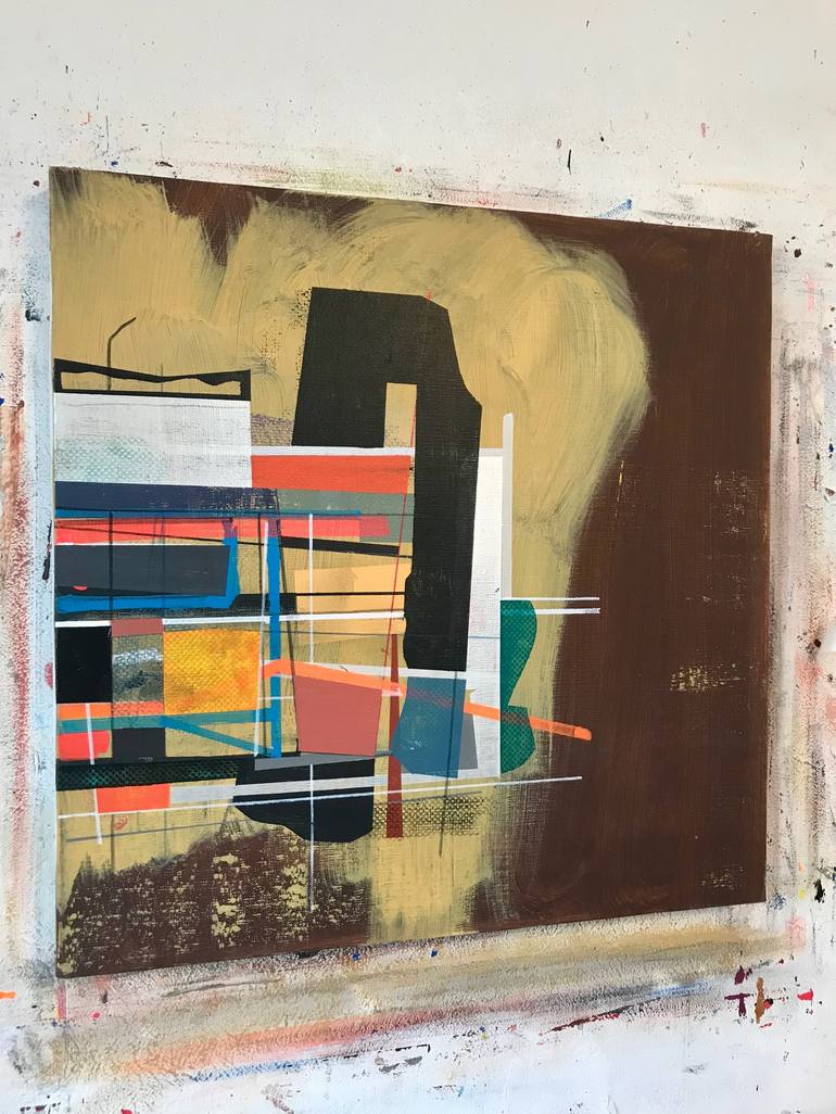 Original Abstract Expressionism Abstract Painting by Jim Harris