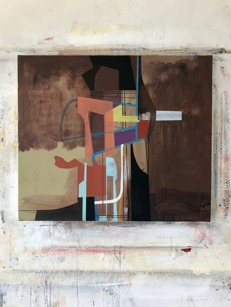 Original Abstract Expressionism Abstract Painting by Jim Harris