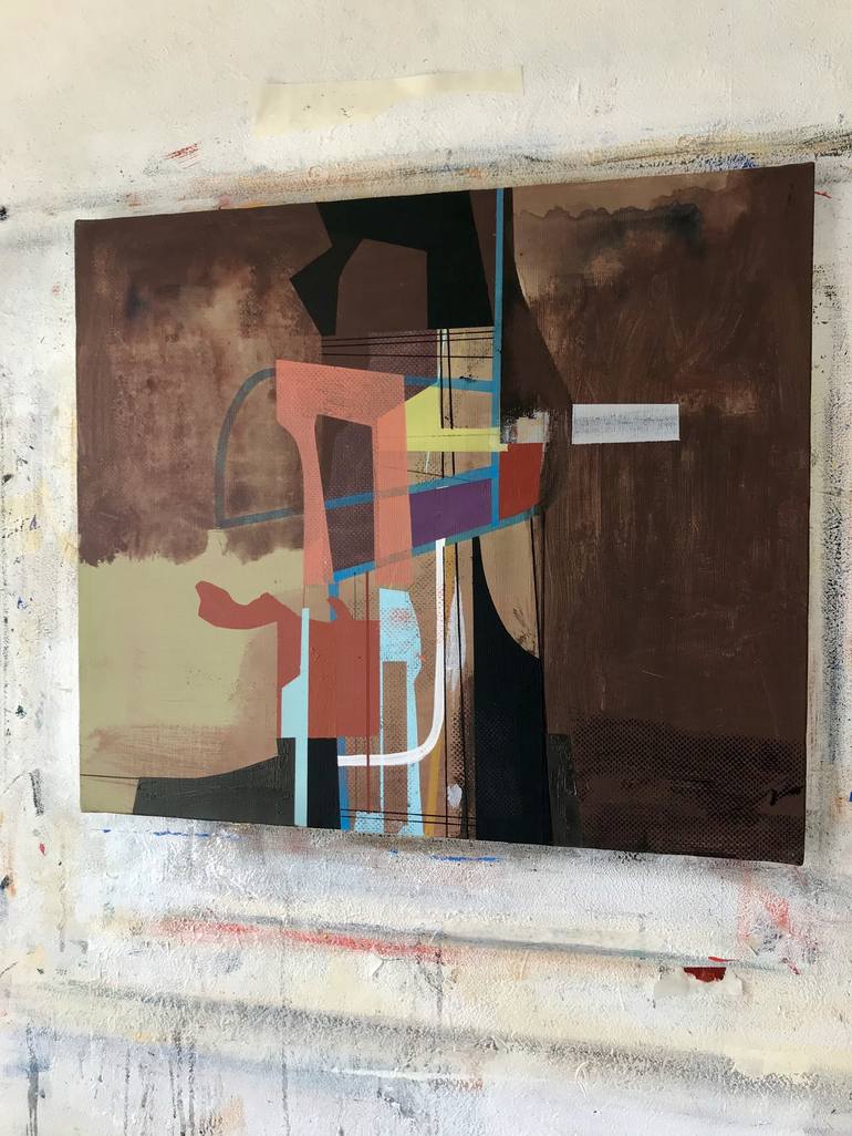 Original Abstract Expressionism Abstract Painting by Jim Harris