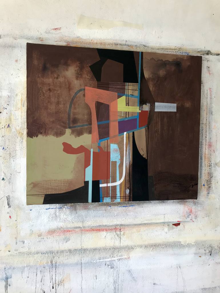 Original Abstract Expressionism Abstract Painting by Jim Harris