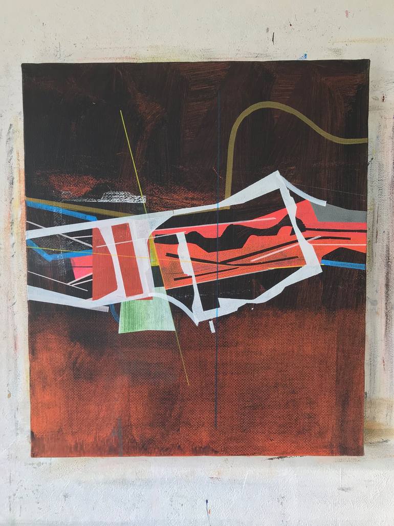 Original Abstract Expressionism Abstract Painting by Jim Harris