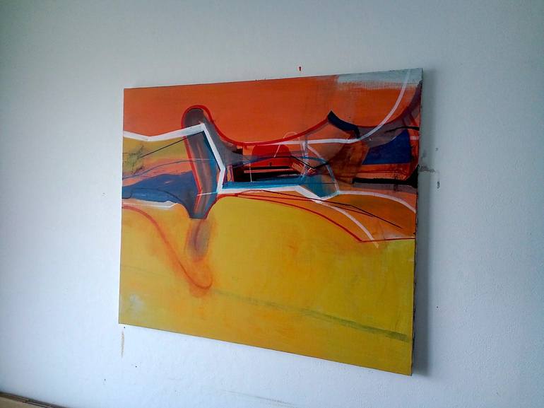 Original Abstract Expressionism Abstract Painting by Jim Harris