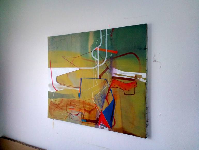 Original Abstract Expressionism Abstract Painting by Jim Harris
