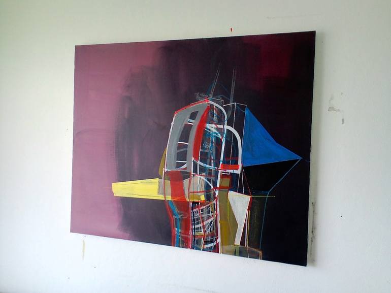 Original Abstract Expressionism Abstract Painting by Jim Harris