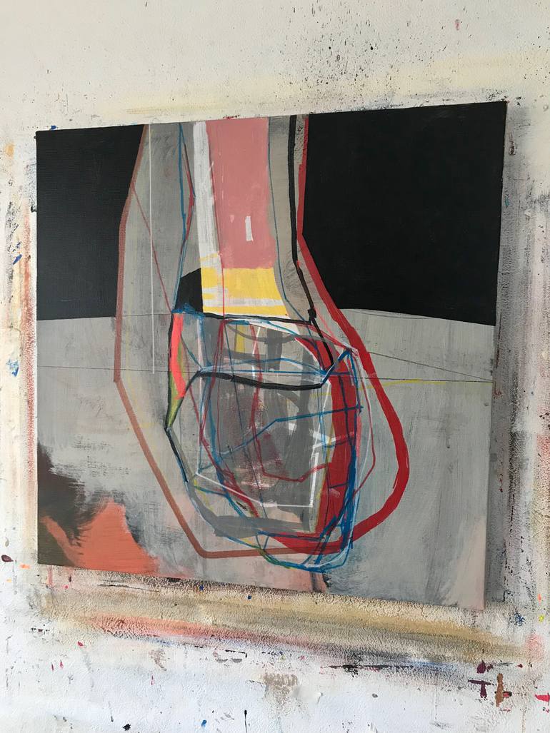 Original Abstract Expressionism Abstract Painting by Jim Harris