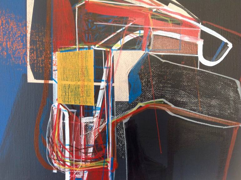 Original Abstract Expressionism Abstract Painting by Jim Harris