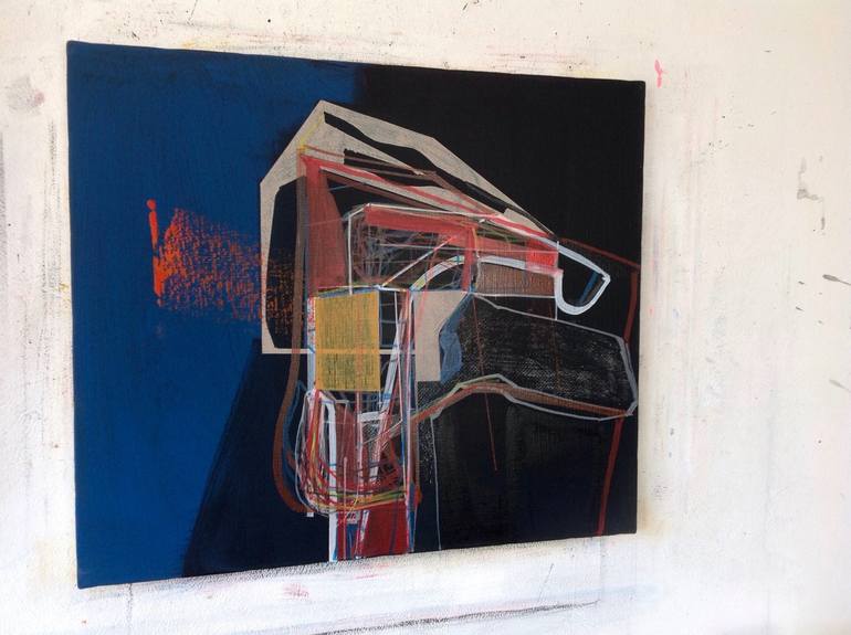 Original Abstract Expressionism Abstract Painting by Jim Harris