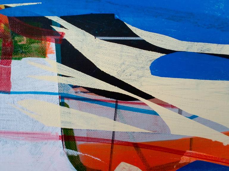 Original Abstract Aerial Painting by Jim Harris