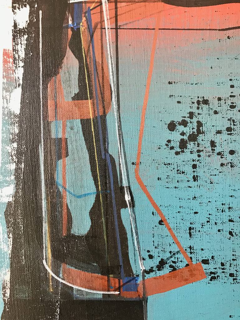 Original Abstract Expressionism Abstract Painting by Jim Harris